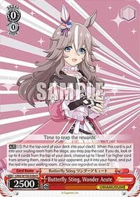 Butterfly Sting, Wonder Acute - Umamusume: Pretty Derby - Weiss Schwarz card