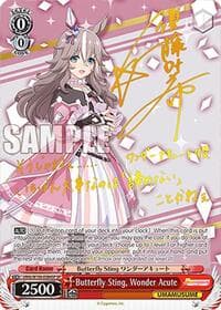 Butterfly Sting, Wonder Acute (SP) - Umamusume: Pretty Derby - Weiss Schwarz card