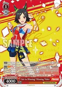 Get to Winning! Winning Ticket (SP) - Umamusume: Pretty Derby - Weiss Schwarz card