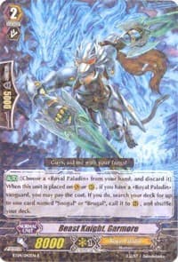 Beast Knight, Garmore - BT04: Eclipse of Illusionary Shadows - Cardfight Vanguard card