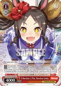 A Marvelous   Plan, Marvelous Sunday - Umamusume: Pretty Derby - Weiss Schwarz card