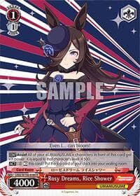Rosy Dreams, Rice Shower - Umamusume: Pretty Derby - Weiss Schwarz card