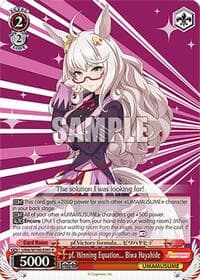 pf. Winning Equation... Biwa Hayahide - Umamusume: Pretty Derby - Weiss Schwarz card