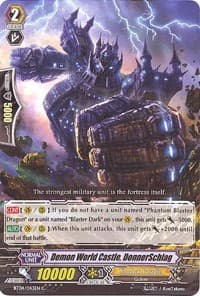 Demon World Castle, DonnerSchlag - BT04: Eclipse of Illusionary Shadows - Cardfight Vanguard card