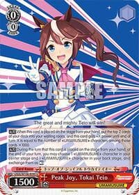 Peak Joy, Tokai Teio - Umamusume: Pretty Derby - Weiss Schwarz card