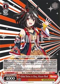 Gilded Shrine to Glory, Kitasan Black - Umamusume: Pretty Derby - Weiss Schwarz card