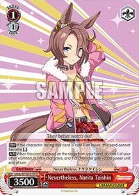 Nevertheless, Narita Taishin - Umamusume: Pretty Derby - Weiss Schwarz card