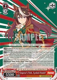 Emperor's Path, Symboli Rudolf - Umamusume: Pretty Derby - Weiss Schwarz card