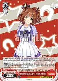 Ephemeral Mystery, Aston Machan (SR) - Umamusume: Pretty Derby - Weiss Schwarz card