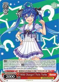 Wild Charger! Twin Turbo (SR) - Umamusume: Pretty Derby - Weiss Schwarz card