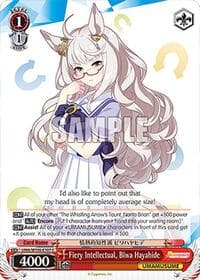 Fiery Intellectual, Biwa Hayahide - Umamusume: Pretty Derby - Weiss Schwarz card