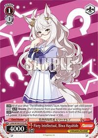 Fiery Intellectual, Biwa Hayahide (SR) - Umamusume: Pretty Derby - Weiss Schwarz card