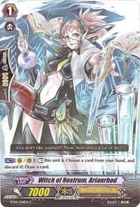 Witch of Nostrum, Arianrhod - BT04: Eclipse of Illusionary Shadows - Cardfight Vanguard card