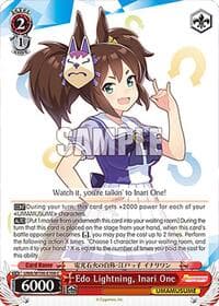 Edo Lightning, Inari One - Umamusume: Pretty Derby - Weiss Schwarz card