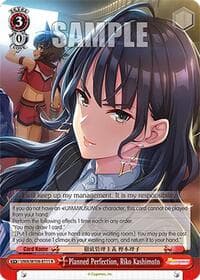 Planned Perfection, Riko Kashimoto - Umamusume: Pretty Derby - Weiss Schwarz card