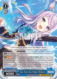 Your Team Ace, Mejiro McQueen - Umamusume: Pretty Derby - Weiss Schwarz card
