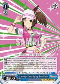 Always Electrifying, Ines Fujin - Umamusume: Pretty Derby - Weiss Schwarz card