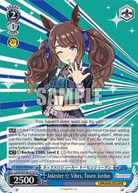 Jokester   Vibes, Tosen Jordan - Umamusume: Pretty Derby - Weiss Schwarz card