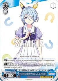 Kindhearted Miracle, K.S.Miracle - Umamusume: Pretty Derby - Weiss Schwarz card
