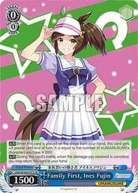 Family First, Ines Fujin (SR) - Umamusume: Pretty Derby - Weiss Schwarz card