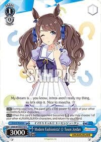 Modern Fashionista!   Tosen Jordan - Umamusume: Pretty Derby - Weiss Schwarz card