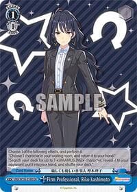 Firm Professional, Riko Kashimoto (SR) - Umamusume: Pretty Derby - Weiss Schwarz card