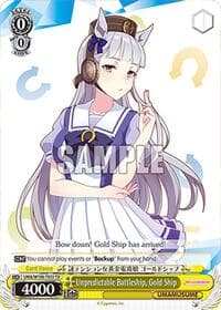 Unpredictable Battleship, Gold Ship - Umamusume: Pretty Derby - Weiss Schwarz card