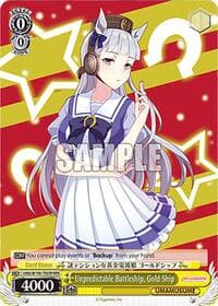 Unpredictable Battleship, Gold Ship (RRR) - Umamusume: Pretty Derby - Weiss Schwarz card