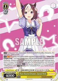 Pure-Hearted Dreamer, Special Week (RRR) - Umamusume: Pretty Derby - Weiss Schwarz card