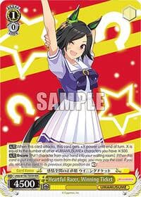 Heartful Racer, Winning Ticket (RRR) - Umamusume: Pretty Derby - Weiss Schwarz card