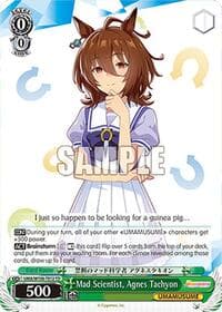 Mad Scientist, Agnes Tachyon - Umamusume: Pretty Derby - Weiss Schwarz card