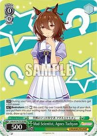 Mad Scientist, Agnes Tachyon (RRR) - Umamusume: Pretty Derby - Weiss Schwarz card