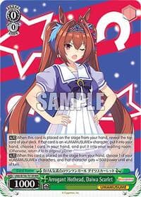 Arrogant Hothead, Daiwa Scarlet (RRR) - Umamusume: Pretty Derby - Weiss Schwarz card