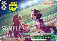 Right Here, From Now On (OFR) - Umamusume: Pretty Derby - Weiss Schwarz card