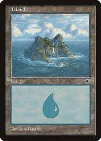 Island (Waterfall) - Portal - Magic: The Gathering card