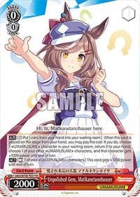 Unpolished Gem, Matikanetannhauser - Umamusume: Pretty Derby - Weiss Schwarz card