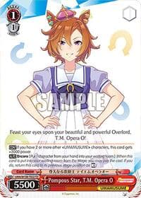 Pompous Star, T.M. Opera O - Umamusume: Pretty Derby - Weiss Schwarz card