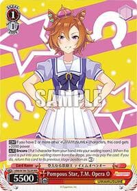 Pompous Star, T.M. Opera O (RRR) - Umamusume: Pretty Derby - Weiss Schwarz card