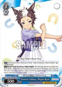 Earnest Athlete, Mejiro Ryan - Umamusume: Pretty Derby - Weiss Schwarz card