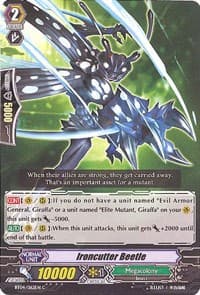Ironcutter Beetle - BT04: Eclipse of Illusionary Shadows - Cardfight Vanguard card