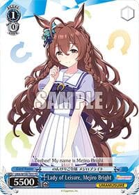 Lady of Leisure, Mejiro Bright - Umamusume: Pretty Derby - Weiss Schwarz card