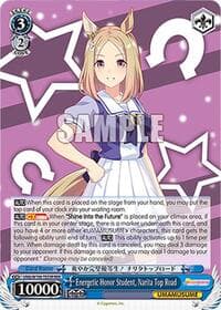Energetic Honor Student, Narita Top Road (RRR) - Umamusume: Pretty Derby - Weiss Schwarz card