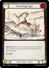 Crouching Tiger - Blitz Deck: Part the Mistveil - Zen - Flesh and Blood TCG card