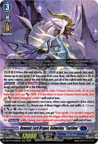 Demonic Lord Dragon, Gabwelius "Fantome" - DZ-BT14: Envoys of the Crimson Moon - Cardfight Vanguard card