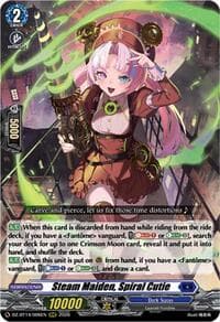 Steam Maiden, Spiral Cutie - DZ-BT14: Envoys of the Crimson Moon - Cardfight Vanguard card