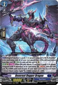 Reverent Dagger Dragon - DZ-BT14: Envoys of the Crimson Moon - Cardfight Vanguard card