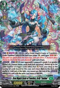 Great Magick Caster of Transitory, Zerith "Fantome" - DZ-BT14: Envoys of the Crimson Moon - Cardfight Vanguard card