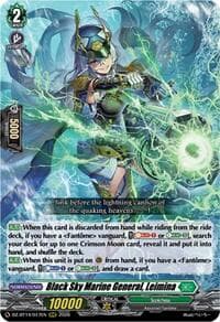 Black Sky Marine General, Leimina - DZ-BT14: Envoys of the Crimson Moon - Cardfight Vanguard card