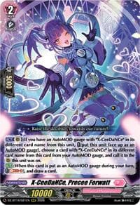X-CeeDaNCe, Precee Forwatt - DZ-BT14: Envoys of the Crimson Moon - Cardfight Vanguard card