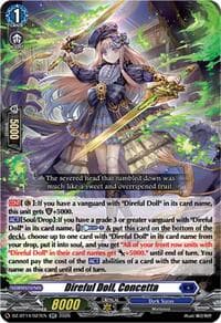 Direful Doll, Concetta - DZ-BT14: Envoys of the Crimson Moon - Cardfight Vanguard card